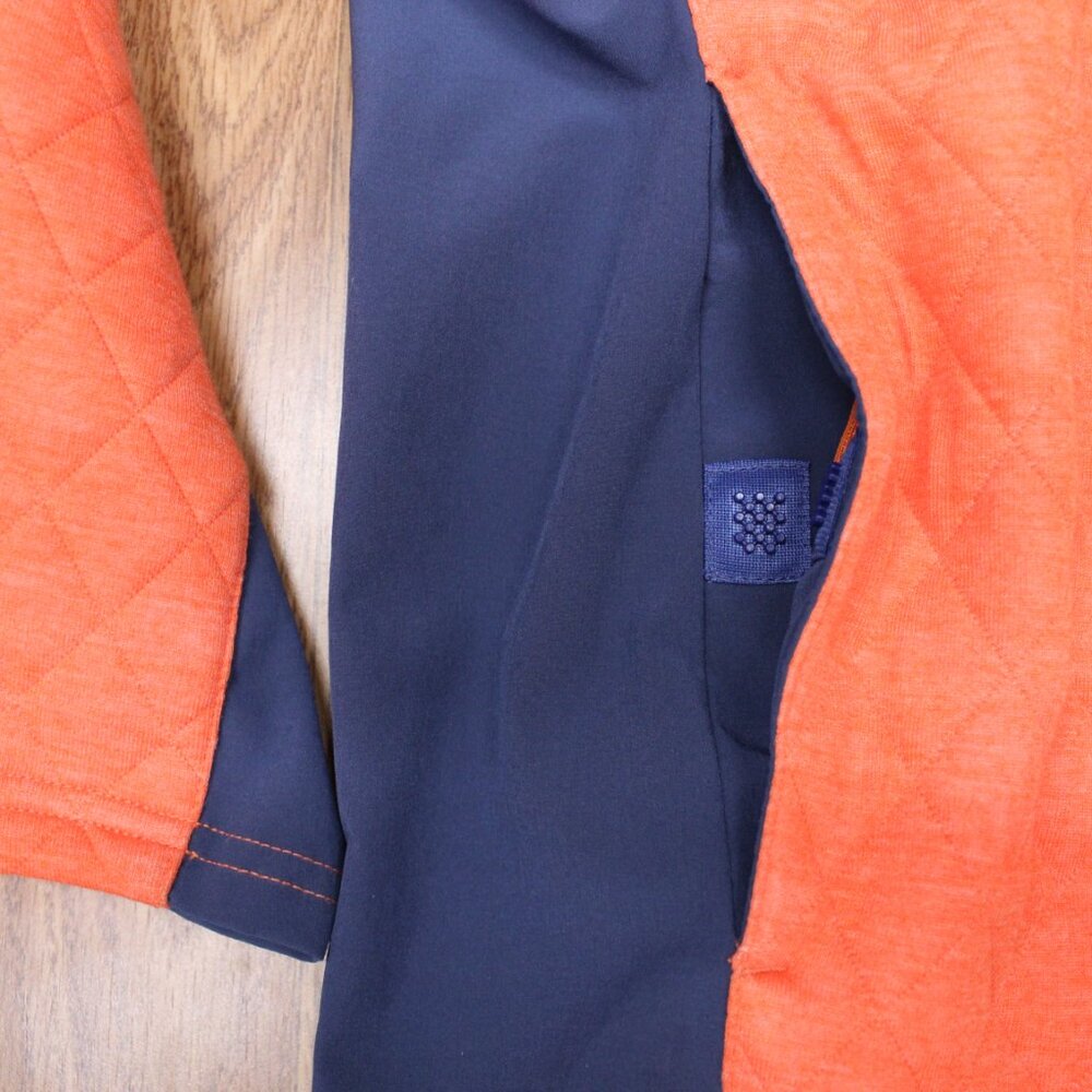 Zero Restriction 1/4 Button Quilted Jacket Polyes… - image 2